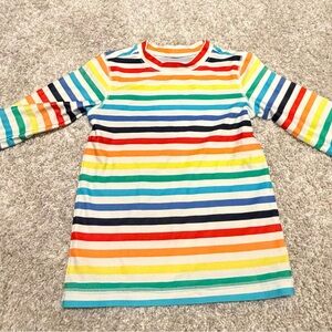 Primary Multicolor Striped Top